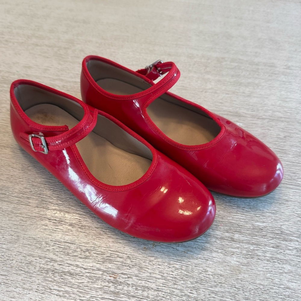 Red Mary Jane Elephantito Girl’s Shoes
